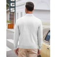 thumbnail image 5 of COOFANDY Mens Dress V Neck Sweater Lightweight Knitted Fitted Business Jumper, 5 of 10