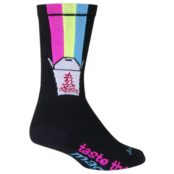 SockGuy Crew Magic Box Socks - 6 inch, Black, Small/Medium