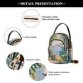 thumbnail image 4 of FORMRS Crossbody Bag for Women Quilted Travel Shoulder Cell Phone Purse with Chain Strap Handbag, Floral Seaside, 4 of 7