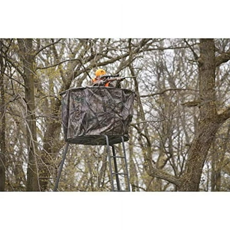 Half Hunting Blind Enclosure 20 Tripod Deer Stand Cover Camo