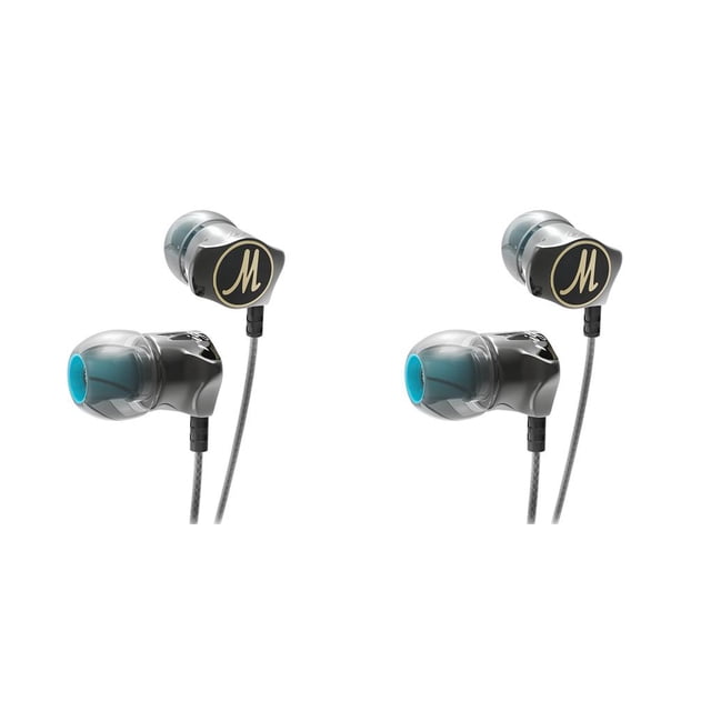 Methold In-ear Earphone Simple Phone Earphones Cellphone Fitting Audio Isolating Noise Headset 3.5mm Wired Playing Music 1.2 m 2piezas