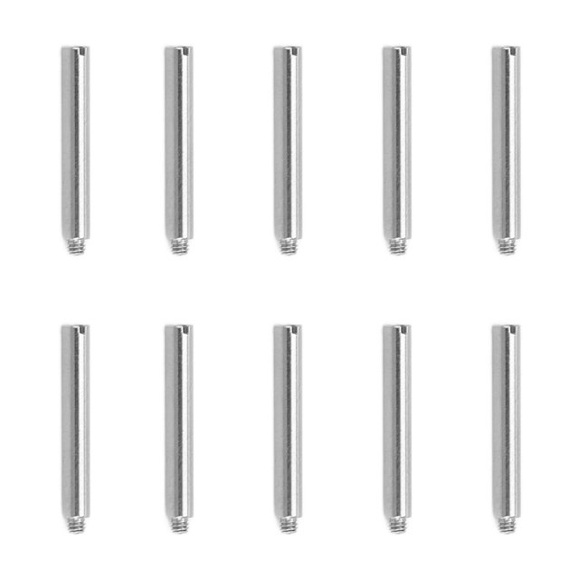 Herramienta de reparación de relojes Jadeshay 10 piezas Tornillo para correa de reloj Acero