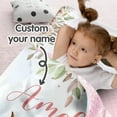 thumbnail image 2 of Personalized Toddler Nap Mat with Name, Custom Kids Nap Mat for Girls, Pink Highland Cow Pattern Daycare Sleeping Mats with Blanket and Removable Pillow, Perfect for Preschool, Travel, Kindergarten, 2 of 4