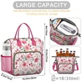 thumbnail image 4 of Pioneer Flower Floral Print Pattern Womens Lunch Box for Work,Insulated Large Lunch Bag for Tween and Teen,Loncheras Para Mujer,Leakproof Adult Lunch Bag for Work,Beach,Travel,Picnic,Camping, 4 of 6