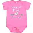 thumbnail image 3 of Inktastic Nana and Papa Love Me Heart Grandchild Boys or Girls Baby Bodysuit, 3 of 5