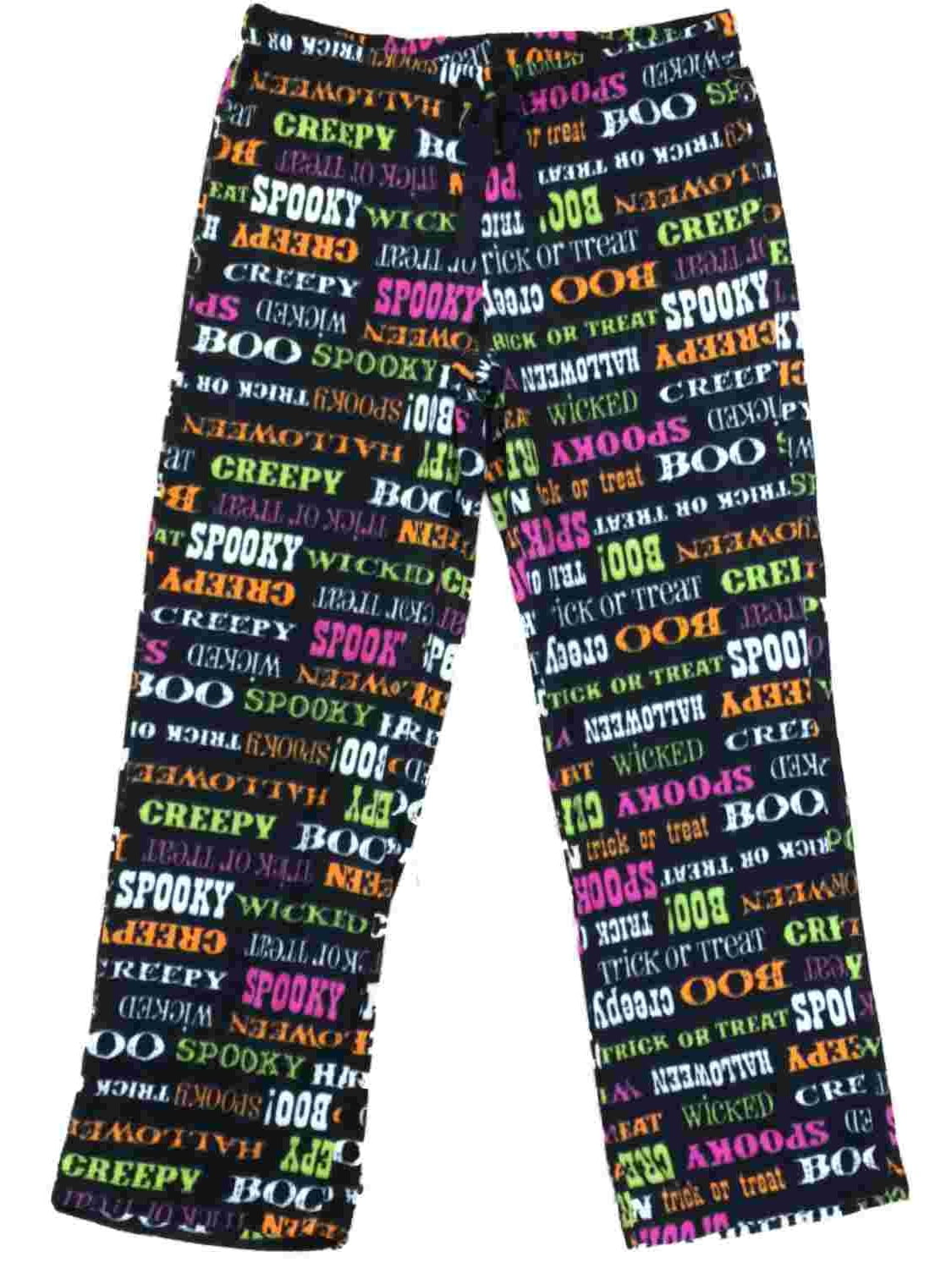 Womens Black Spooky Creepy Trick Or 