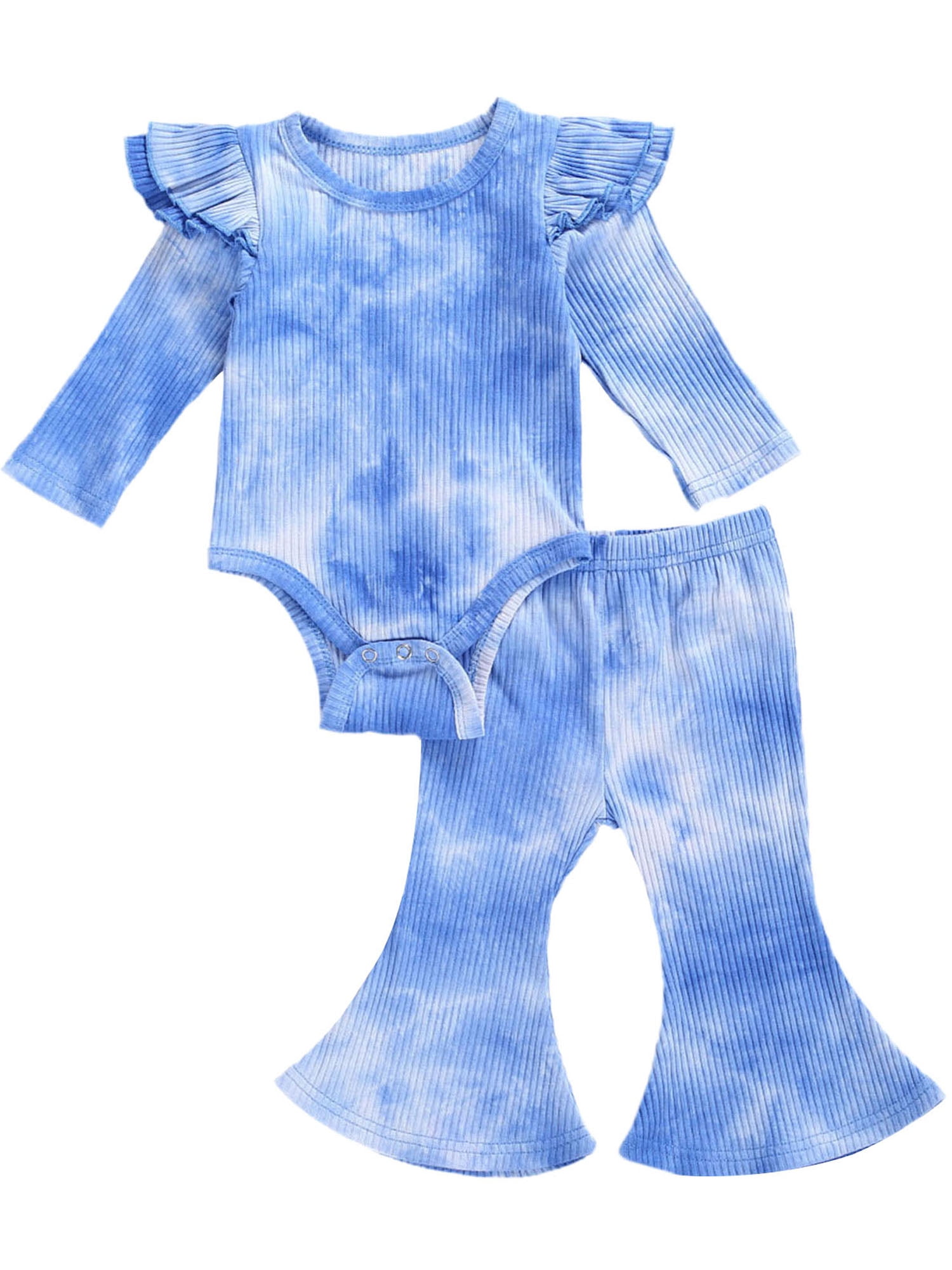New Newborn Infant Baby Girls Boys Rainbow Tie-dye Hoodie+pants Set Outfits Clothes 2pcs Children/'s Tracksuit Roupas Infantis