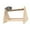 with cup, variant on Parrot Play Wood Stand, Bird Play Stand Swing, Cage Accessories, Table Playstand Bird Perch for Parrot, Cockatiels Canaries Parakeets, Lovebirds without cup