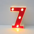 thumbnail image 1 of Luz LED de noche con letras en inglés para decoración de pared, marquesina roja con letras del alfabeto, lámpara para el hogar, Club, interior, exterior, fiesta de Navidad, boda, 26, 1 of 4