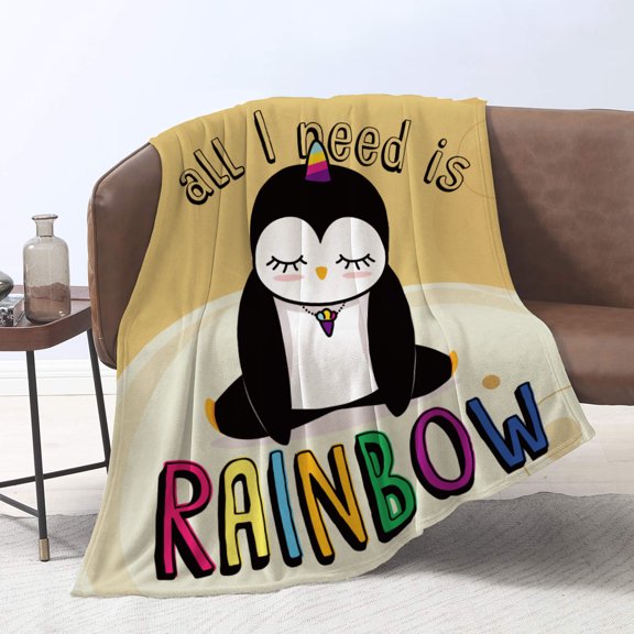 Unique Print Blanket Throw Comfortable Warm Velet Plush Fluffy Throw Blanket Perfect Gift for Couch Sofa or Bed 50"(Width) x 80"(Length)