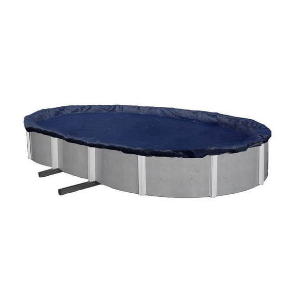 NEW Swimline 15x30 Oval Above Ground Leaf Cover 3) Winter Closing Air Pillows