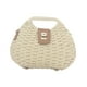 thumbnail image 4 of Bolso bandolera informal para mujer, bolso de playa portátil, bolso de mano tipo cartera Beige, 4 of 9