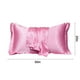 thumbnail image 3 of Fiudx Funda de Almohada de Seda Satinada, Tejido Suave y Transpirable, Superficie Lisa y Brillante, Ideal para El Cuidado Del Cabello y La Piel, Efecto Refrescante, Opciones Multicolor, Tamaño Estánd, 3 of 6