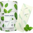 thumbnail image 1 of Hilo dental con palillos BioGriff sabor menta, 50 unidades, 1 of 5