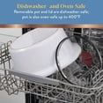 thumbnail image 2 of 4.5qt Slow Cooker : Ceramic, Glass, 3 Settings, Stay-Cool Handles, Dishwasher-Safe, 2 of 4