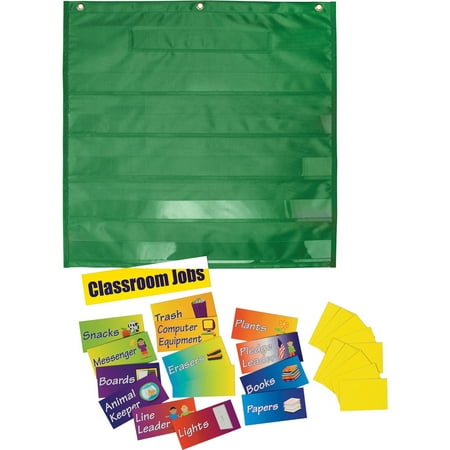 pacon pac20370 pocket chart 1 each green walmart com green pocket chart