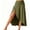 Green, variant on Womens Womens Skirts Summer Long Maxi Trumpet High Waist Skirt - Split Hem Cotton Linen Velvet Spring Dark Blue L