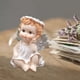 thumbnail image 5 of Figura de resina nórdica con alas de ángel, artesanías, estatua de niña, escultura de querubín para jardín manos individuales, 5 of 9