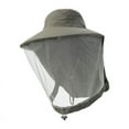thumbnail image 2 of Abejas que mantienen velos sombrero nailon protector transpirable protección facial apicultor Verde, 2 of 8