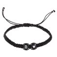 thumbnail image 1 of KAKOWELY Pulseras con iniciales, pulsera trenzada ajustable, pulseras de amistad para parejas, 1 of 5