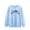 Light Blue Sweatshirts 1PC, variant on Women Sweatshirts Letter Printed Long Sleeve Daily Home Outdoor Workout Crewneck Tops Basic Boho Pullover