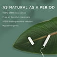 thumbnail image 3 of Veeda 100% Natural Cotton Tampons - Regular Absorbency with leak proof protection - Compact BPA-Free Applicator - Unscented & Free from Chlorine, Toxin - 32 Count, 3 of 6