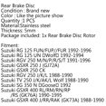 thumbnail image 6 of Rear Brake Rotor Disc Fit for Suzuki RG125 RGV250 88-96 TV250 88-90 GSXR250, 6 of 6