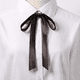 thumbnail image 2 of Corbata de mano para uniforme JK, lazo, accesorios de la academia, lazo para atar, vino tinto y negro, 2 of 5