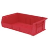 Akro-mils Hang and Stack Bin Red Industrial Grade Polymer 30255RED