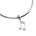 thumbnail image 2 of Charm para Pulsera LuckyLy Dije de Nota Musical Acero Inoxidable Y Zirconia Cúbica UNITALLA, 2 of 8