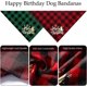 thumbnail image 3 of Fall Birthday Wedding Dog Bandanas 2 Pack. Holiday Dog Bandana Halloween Gift, 3 of 5