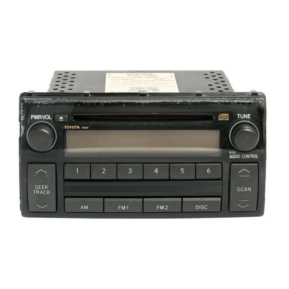 Restored 2005-06 Toyota Camry AM FM OEM Radio Single CD Player 86120-AA160 Face 16860 (Refurbished)
