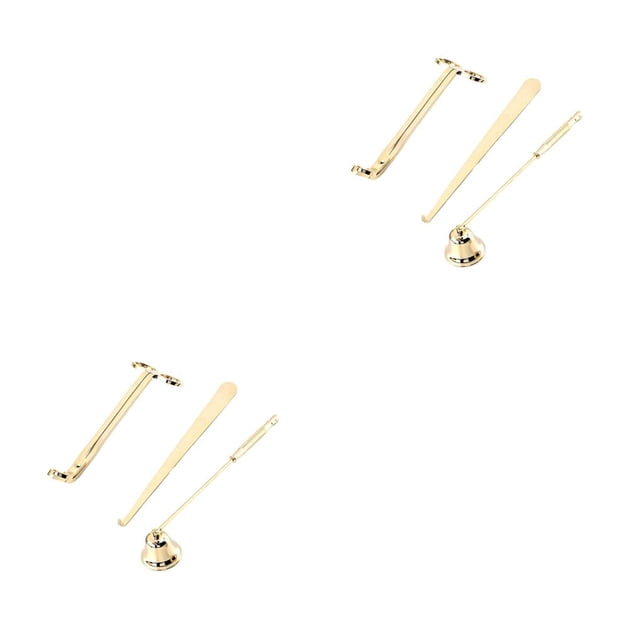 Riwesomey Juego de accesorios para velas, velas de colores a prueba de herrumbre de acero inoxidable, recortador de núcleo, apagavelas impermeable, Type1 NO1 Riwesomey CBP582957