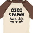 thumbnail image 4 of Inktastic Gigi and Papaw Love Me Boys or Girls Long Sleeve Baby Bodysuit, 4 of 5