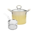 thumbnail image 4 of Olla freidora de aceite profundo, olla para freír Tempura de cocina, multiusos para fiesta en casa, patatas fritas al aire libre, pollo, 4 of 8
