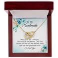 thumbnail image 5 of To My Soulmate When I Tell You I Love You Inseparable Necklace, 5 of 20