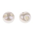 thumbnail image 4 of 50pcs Botones de perla Sunnimix blancos 11mm para costura DIY, 4 of 8