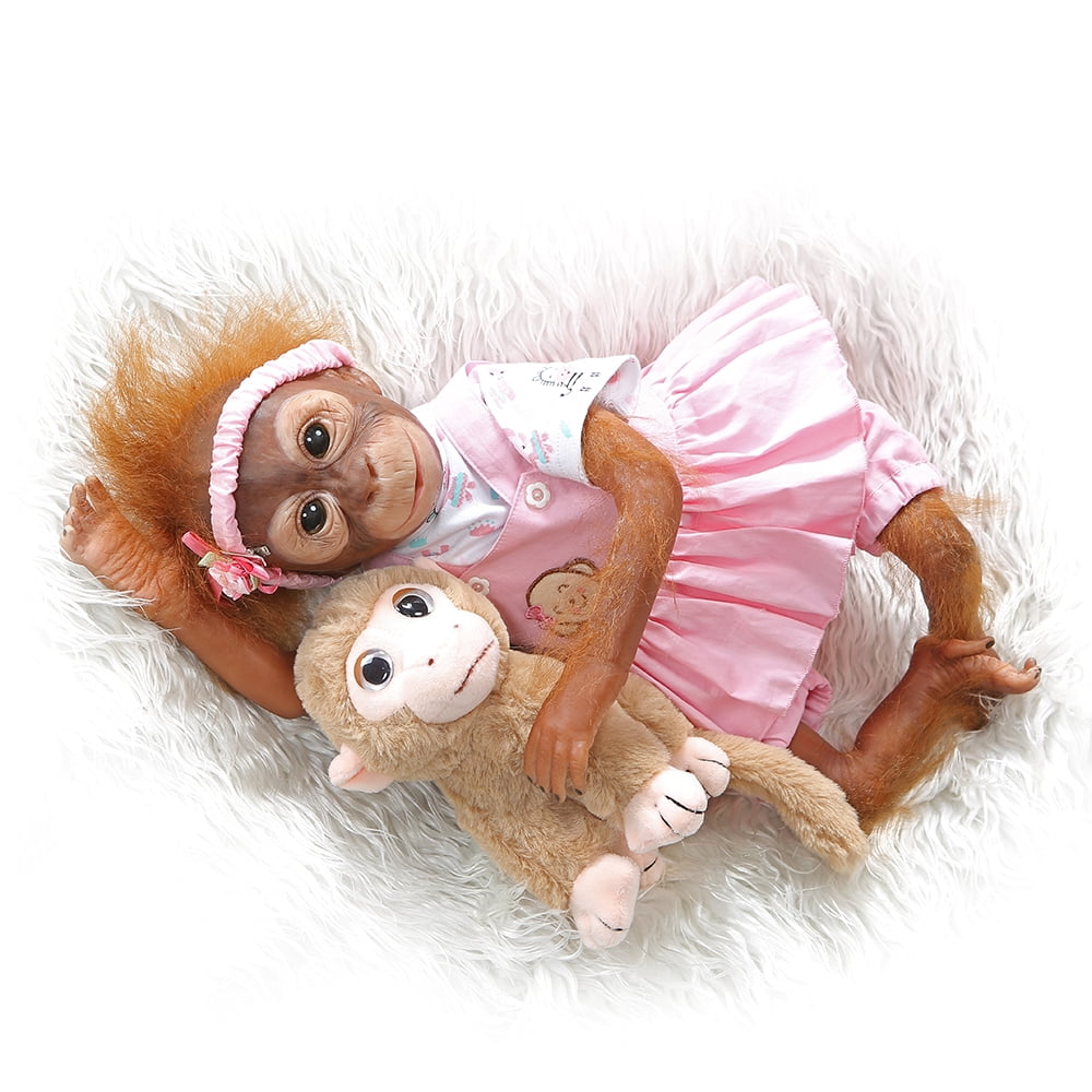 real baby monkey doll