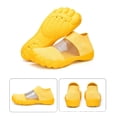 thumbnail image 6 of VeFlora Water Shoes Women Barefoot Athletic Workout Gym Footwear Beach Swim Sneakers Quick Drying Boat Aqua Shoes for Water Sport Diving Sailing Travel Fishing(Yellow/45), 6 of 9