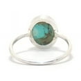 thumbnail image 2 of Heaven Crafts Natural Turquoise Ring Genuine Gemstone 925 Sterling Silver Bohemian Jewelry Gift For Her, 2 of 4