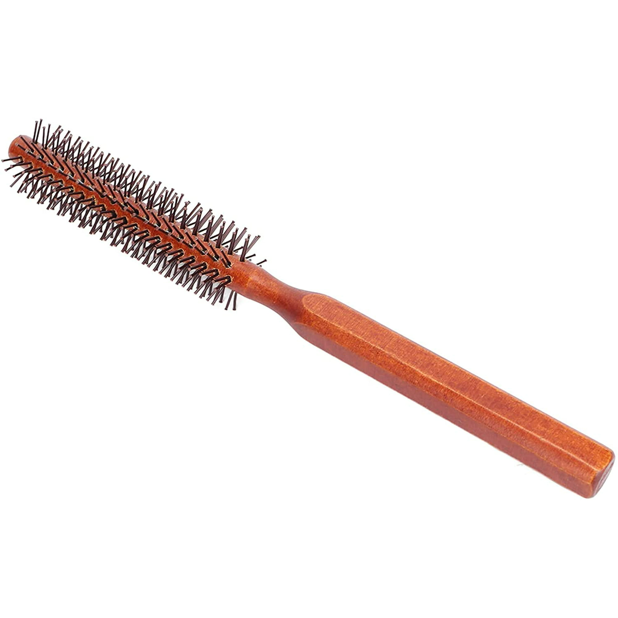 Round Brush for Short Hair, Round Styling Hair Brush Curling Roller  Hairbrush Small Wood Brush, Unisex Round Wooden Hair Styling Tool Curling  Hair Brush for Blow Drying Home Use | Walmart Canada