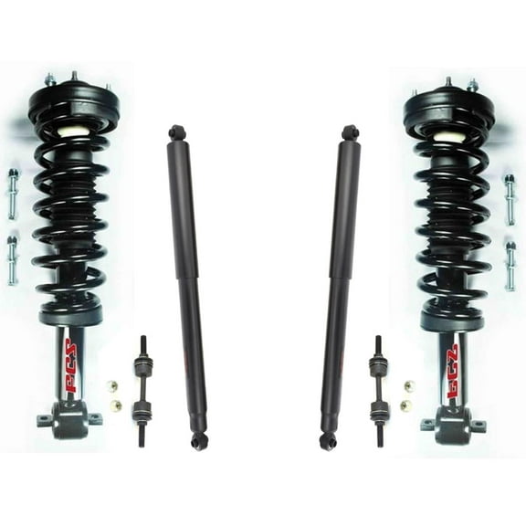 Coil Spring Struts For REAR WHEEL DRIVE ONLY 2014 Ford F150 Standard Cab 6pc