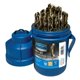 thumbnail image 1 of Century Drill & Tool - Juego de brocas de cobalto de grado profesional - Juego de 29 piezas para acero inoxidable y metal duro fabricado en los EE. UU. Con brocas de acero endurecido para perforación, 1 of 1