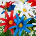 thumbnail image 3 of 3 Piece Red White and Blue Fake Floral and Ball Centerpiece Kit - For 4th of July, Memorial Day, Veteran's Day and Everyday Decor, 3 of 6