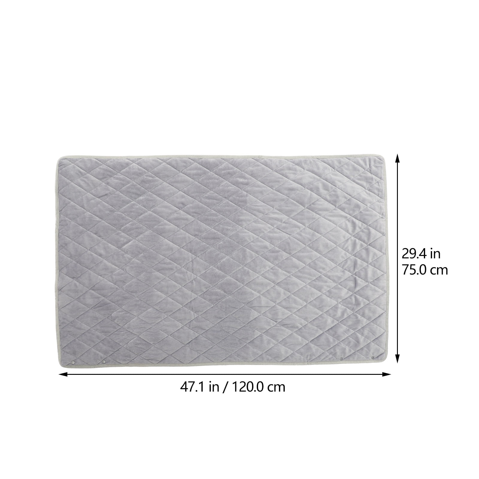 Soimiss Portable Dark Grey Electric Heating Blanket Small for Cozy Warmth At Home