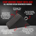 thumbnail image 4 of AFA Tooling - Heavy Duty Rubber Wheel Chocks w/Eyebolt Tie Off Handles - RV Wheel Chock for Front & Back Tires - Quick Grip Ribbed Design - Great for Your Camper, Trailer, RV, Truck, Car, ATV - 4 Pack, 4 of 4