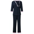 thumbnail image 4 of Julyccc Womens Maternity Nursing Nightgown Blouse Pants Set, 4 of 4