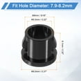 thumbnail image 2 of 38 Pack Cable Snap Bushing Grommet, 5/16" Mounting Dia Black Round Nylon, 2 of 6