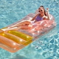 thumbnail image 2 of Funsicle 6ft Sofa Bed Lounge, Inflatable Pool Lounge, Transparent Rose Pink Mix, Adults, Unisex, 2 of 4