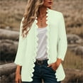 thumbnail image 2 of BOBOGOJP Womens Cardigan Sweaters Long Sleeve Casual Lightweight Button Down V-Neck Fall Clothes 2025 Green for Size XL, 2 of 7